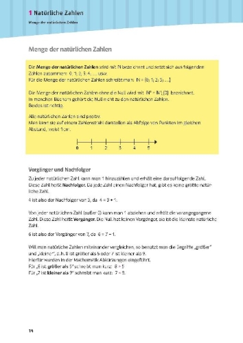 Buchcover und Innenansicht für das Buch: PONS Schulwissen XXL Mathematik 5.-10. Klasse