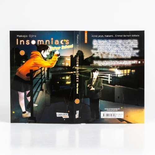 Buchcover und Innenansicht für das Buch: Kimi wa Houkago Insomnia