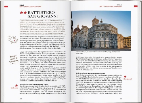 Buchcover und Innenansicht für das Buch: Baedeker Reiseführer Florenz