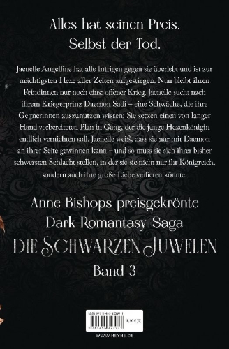 Buchcover und Innenansicht für das Buch: Queen of Darkness, Black Jewels Trilogy 3