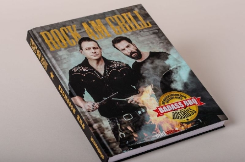 Buchcover und Innenansicht für das Buch: Rock am Grill