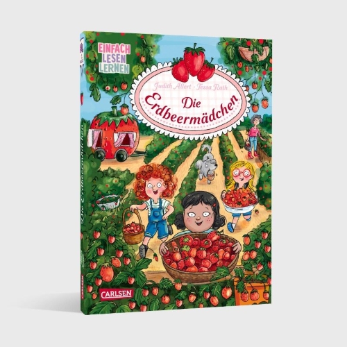 Buchcover und Innenansicht für das Buch: Die Erdbeermädchen