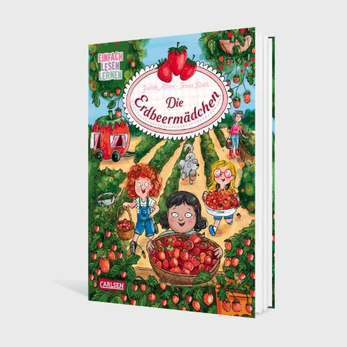 Buchcover und Innenansicht für das Buch: Die Erdbeermädchen