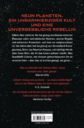 Buchcover und Innenansicht für das Buch: Gideon the Ninth - Book 1 Ninth House