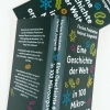 Buchcover und Innenansicht für das Buch: Eine Geschichte der Welt in 100 Mikroorganismen