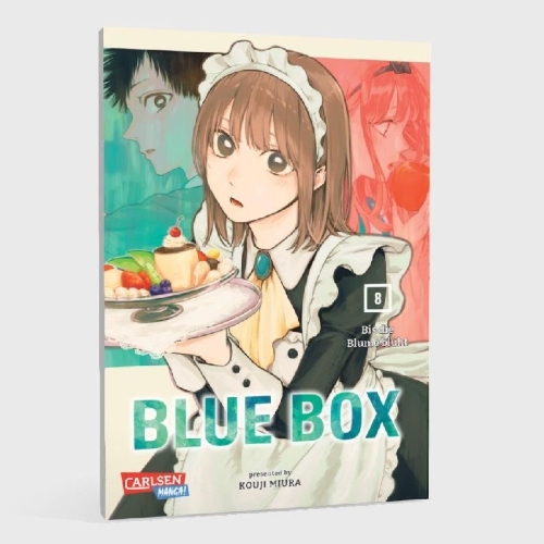Buchcover und Innenansicht für das Buch: Ao no Hako