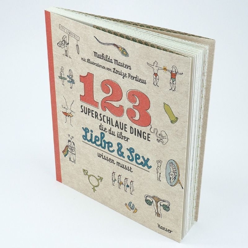 Buchcover und Innenansicht für das Buch: 123 superslimme dingen die je moet weten over liefde en seks