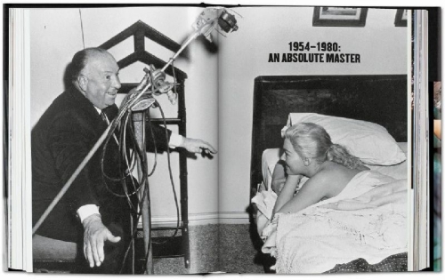 Buchcover und Innenansicht für das Buch: Alfred Hitchcock. Sämtliche Filme