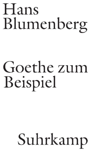 Buchcover und Innenansicht für das Buch: Goethe zum Beispiel