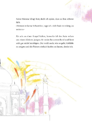Buchcover und Innenansicht für das Buch: Der Rikscha-Fahrer, der dir das Glück zeigt