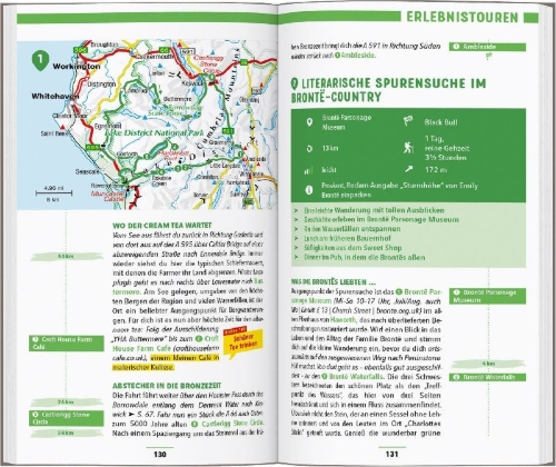 Buchcover und Innenansicht für das Buch: MARCO POLO Reiseführer England
