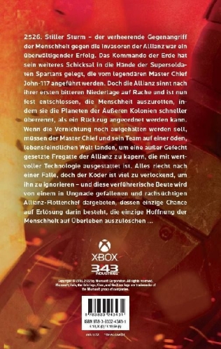 Buchcover und Innenansicht für das Buch: HALO: Oblivion - A Master Chief Story