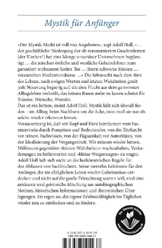 Buchcover und Innenansicht für das Buch: Mystik für Anfänger