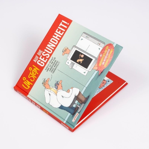 Buchcover und Innenansicht für das Buch: Uli Stein: Gute Wünsche!: Auf die Gesundheit!
