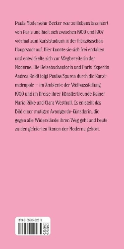 Buchcover und Innenansicht für das Buch: Paula in Paris. Paula Modersohn-Becker in der Welthauptstadt der Kunst