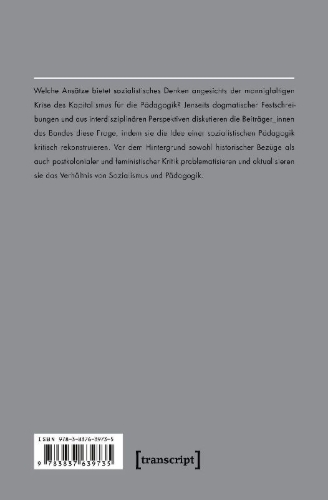 Buchcover und Innenansicht für das Buch: Sozialismus & Pädagogik
