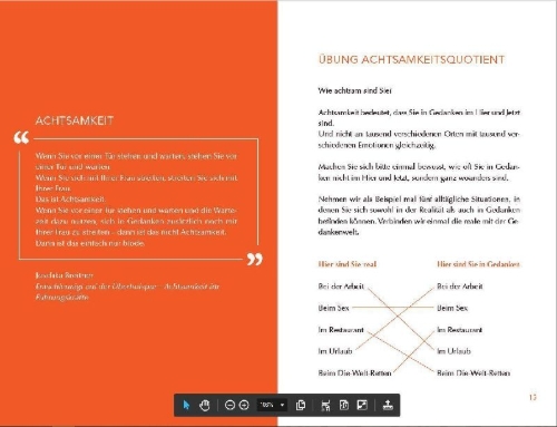 Buchcover und Innenansicht für das Buch: Achtsam morden - Das Übungsbuch nach der Joschka-Breitner-Methode