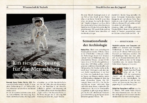 Buchcover und Innenansicht für das Buch: 1956 - Geburtstagskurier