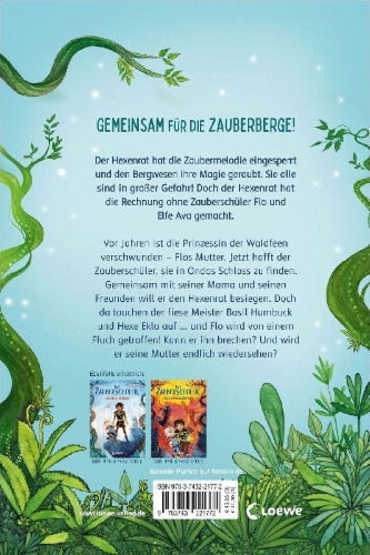 Buchcover und Innenansicht für das Buch: Der Zauberschüler (Band 7) - Die verschwundene Waldfee
