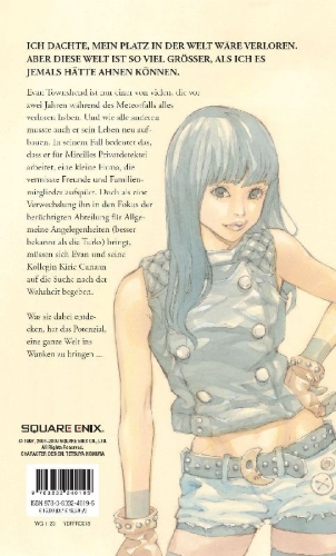 Buchcover und Innenansicht für das Buch: Final Fantasy VII Gaiden Tuks - The Kids are alright - A Turks Side Story
