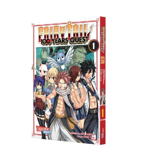 Buchcover und Innenansicht für das Buch: Fairy Tail: 100 Years Quest