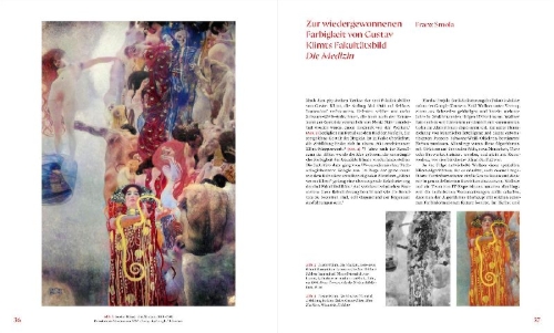 Buchcover und Innenansicht für das Buch: Gustav Klimt und die Medizin