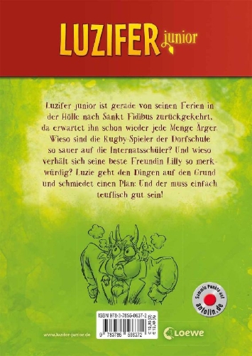 Buchcover und Innenansicht für das Buch: Luzifer junior - Ein teuflisch gutes Team