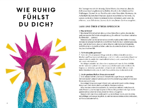 Buchcover und Innenansicht für das Buch: Be You - Be Relaxed