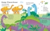 Buchcover und Innenansicht für das Buch: Mein Wisch-und-weg-Buch: Dinosaurier
