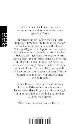 Buchcover und Innenansicht für das Buch: La chute