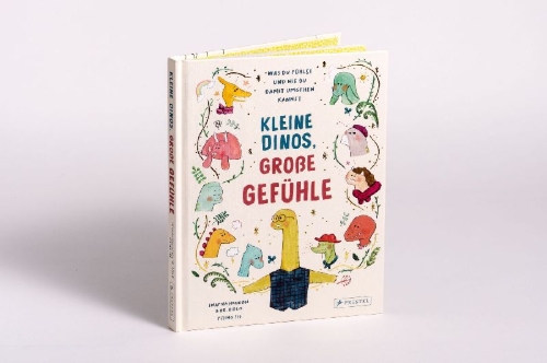 Buchcover und Innenansicht für das Buch: Little Dinosaurs, Big Feelings. 10 Mindful Stories