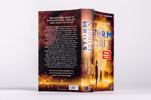 Buchcover und Innenansicht für das Buch: Sturmflirren