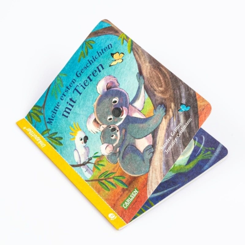 Buchcover und Innenansicht für das Buch: Unkaputtbar: Meine ersten Geschichten mit Tieren