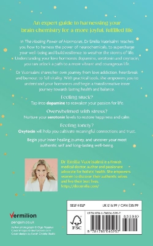 Buchcover und Innenansicht für das Buch: The Healing Power of Hormones