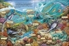 Buchcover und Innenansicht für das Buch: Das große Wimmelbuch der Dinosaurier