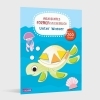 Buchcover und Innenansicht für das Buch: Mein buntes Formen-Stickerbuch: Unter Wasser