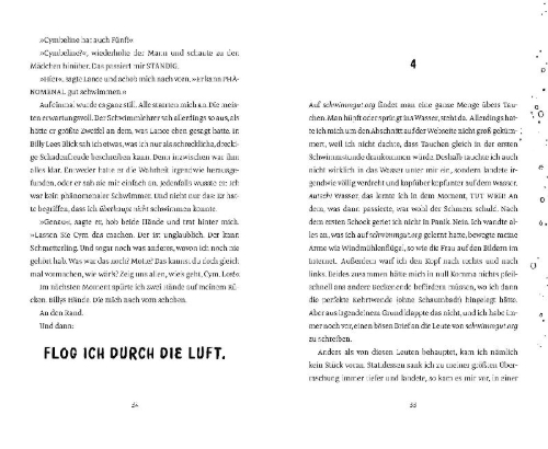 Buchcover und Innenansicht für das Buch: Boy Underwater