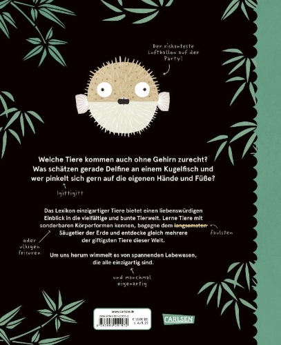 Buchcover und Innenansicht für das Buch: The world's most pointless animals