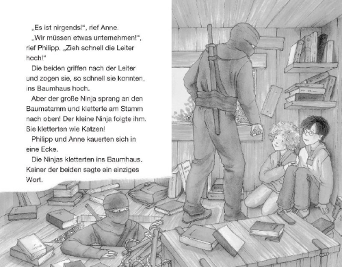 Buchcover und Innenansicht für das Buch: Das magische Baumhaus (Band 5) - Im Land der Samurai