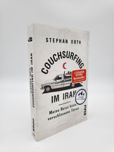 Buchcover und Innenansicht für das Buch: Couchsurfing im Iran
