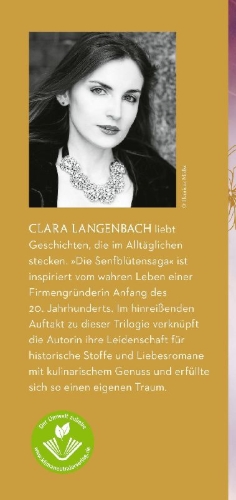 Buchcover und Innenansicht für das Buch: Die Senfblütensaga - Zeit für Träume