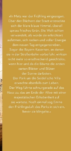 Buchcover und Innenansicht für das Buch: Die Senfblütensaga - Zeit für Träume