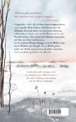 Buchcover und Innenansicht für das Buch: Wir sind Wölfe