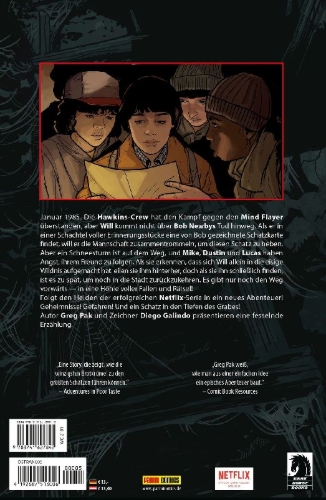 Buchcover und Innenansicht für das Buch: Stranger Things; Tomb of Ybwen #1-#4