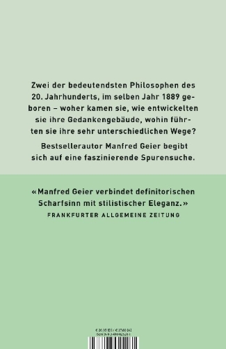 Buchcover und Innenansicht für das Buch: Wittgenstein und Heidegger