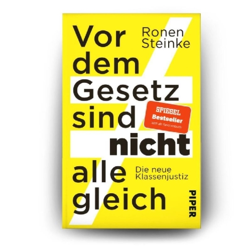 Buchcover und Innenansicht für das Buch: Vor dem Gesetz sind nicht alle gleich