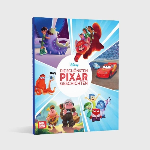 Buchcover und Innenansicht für das Buch: Disney Vorlesebuch: Die schönsten Pixar-Geschichten