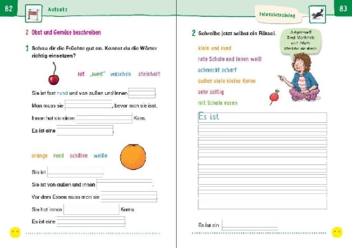 Buchcover und Innenansicht für das Buch: Übungsheft - Aufsatz 2.Klasse