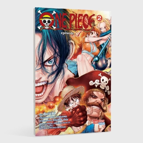 Buchcover und Innenansicht für das Buch: One Piece episode A