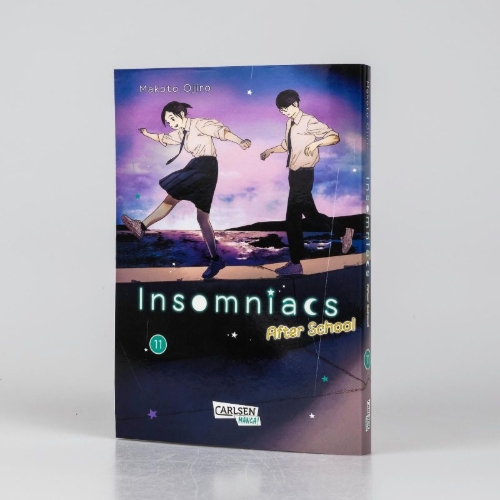 Buchcover und Innenansicht für das Buch: Kimi wa Houkago Insomnia